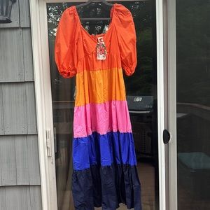 Farm Rio for Anthropologie maxi dress